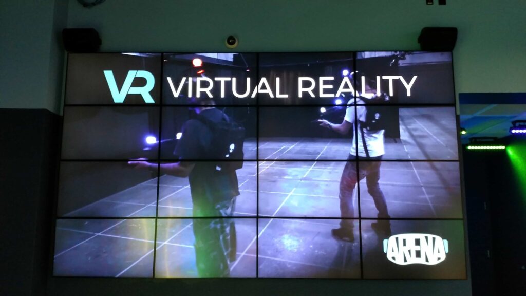 Photo of a video wall designed, installed and supported by Fearing's Audio Video in Madison Wisconsin