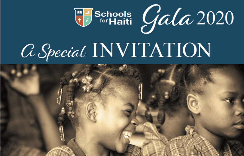 Schools for Haiti gala invitation