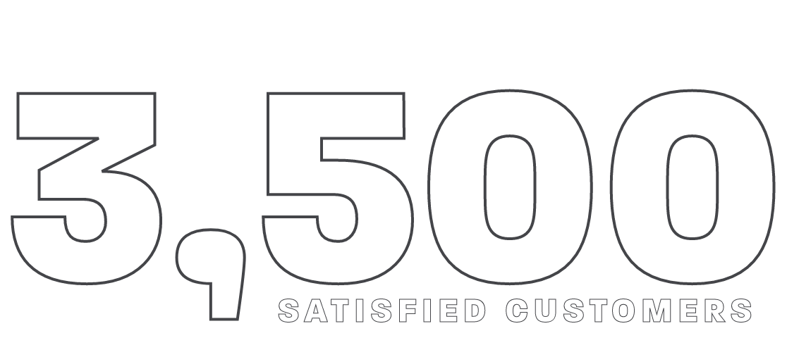 3,500 satisfied customers